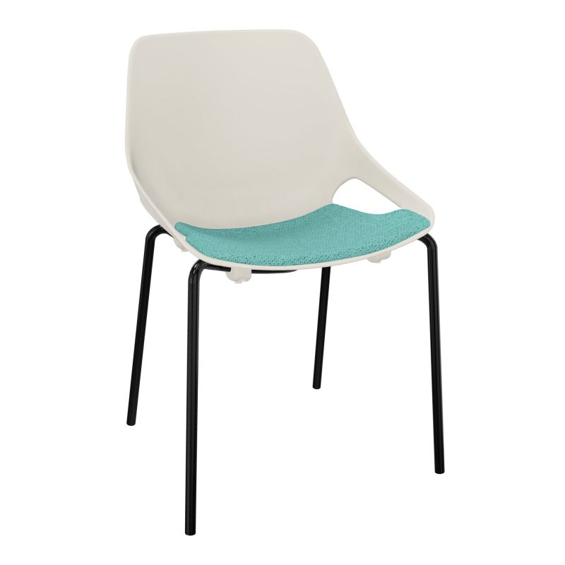 CHAISE 4 PIEDS ROSALIE + PLACET PS - PIED SG - ASSISE BG