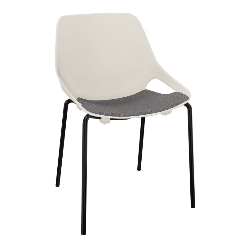 CHAISE 4 PIEDS ROSALIE + PLACET PS - PIED SG - ASSISE BN