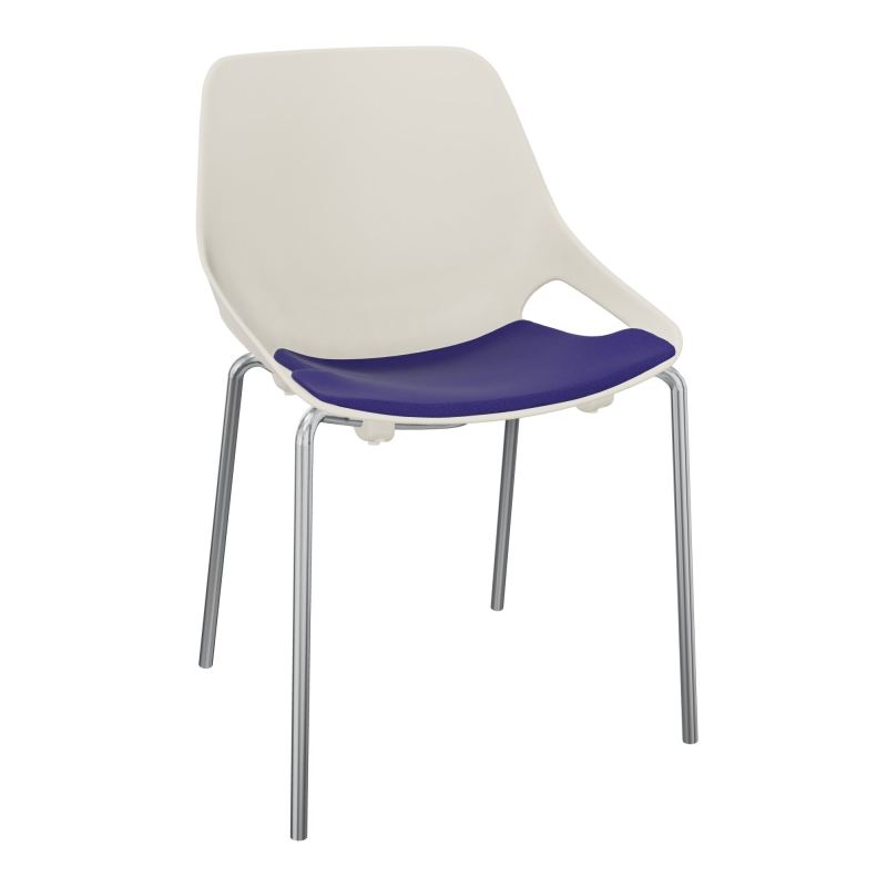 CHAISE 4 PIEDS ROSALIE + PLACET A3 - PIED SQ - ASSISE PS