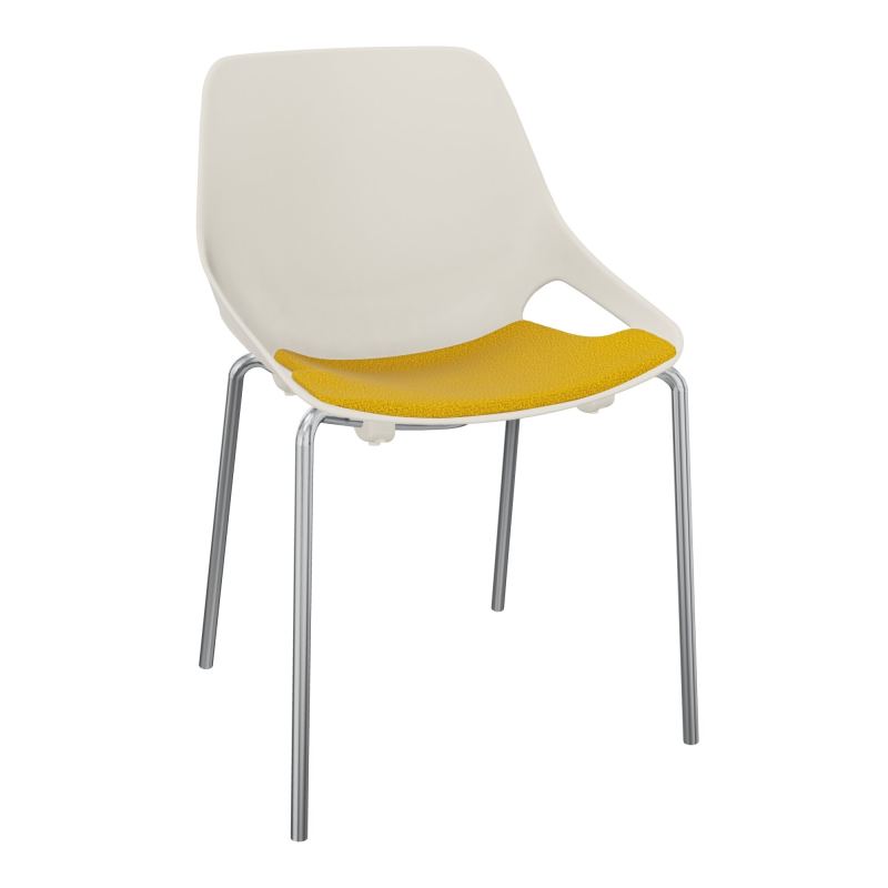 CHAISE 4 PIEDS ROSALIE + PLACET A5 - PIED SQ - ASSISE PS