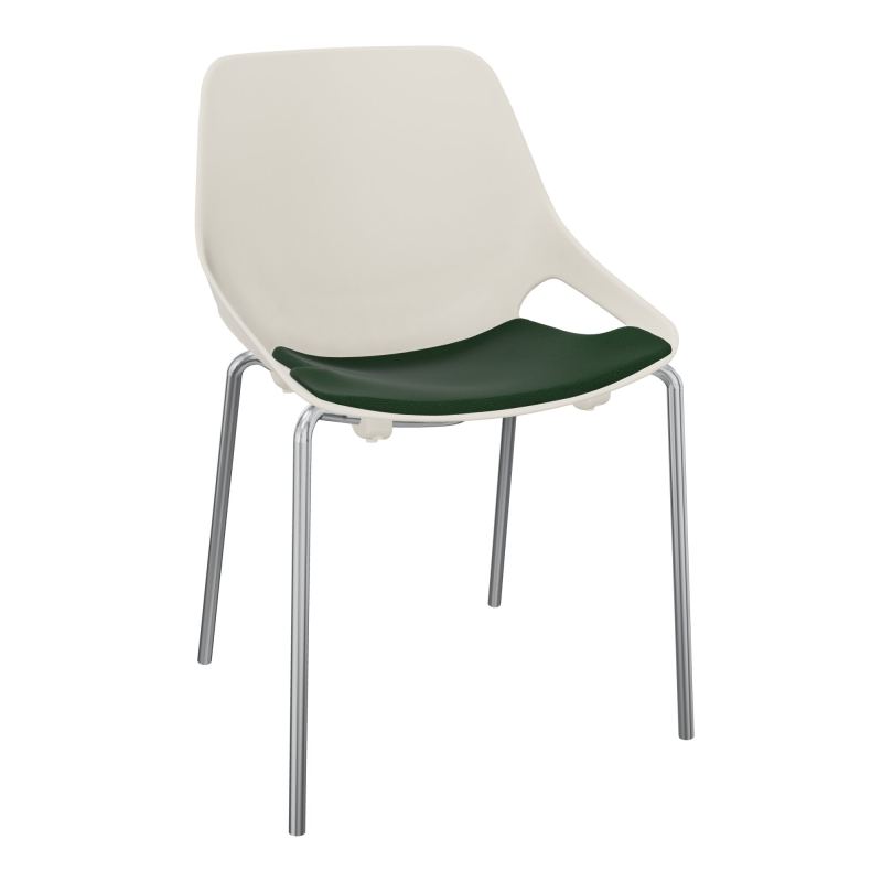 CHAISE 4 PIEDS ROSALIE + PLACET A9 - PIED SQ - ASSISE PS