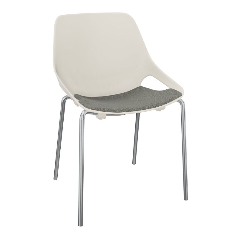 CHAISE 4 PIEDS ROSALIE + PLACET B1 - PIED SQ - ASSISE PS