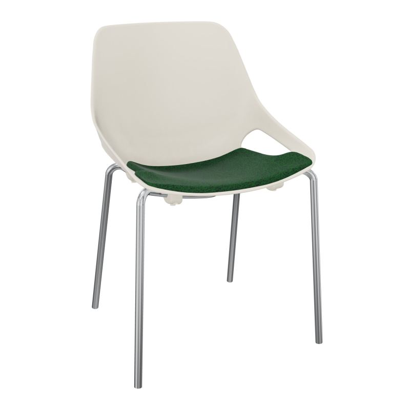 CHAISE 4 PIEDS ROSALIE + PLACET B2 - PIED SQ - ASSISE PS