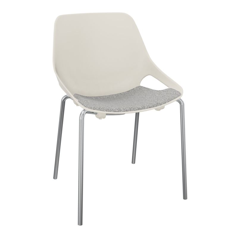 CHAISE 4 PIEDS ROSALIE + PLACET B5 - PIED SQ - ASSISE PS