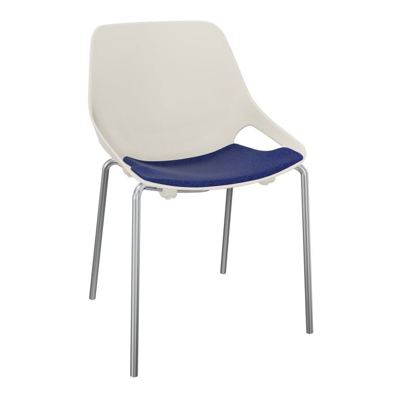CHAISE 4 PIEDS ROSALIE + PLACET B6 - PIED SQ - ASSISE PS