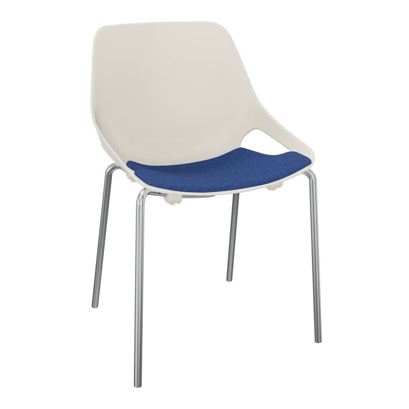 CHAISE 4 PIEDS ROSALIE + PLACET PS - PIED SQ - ASSISE BH