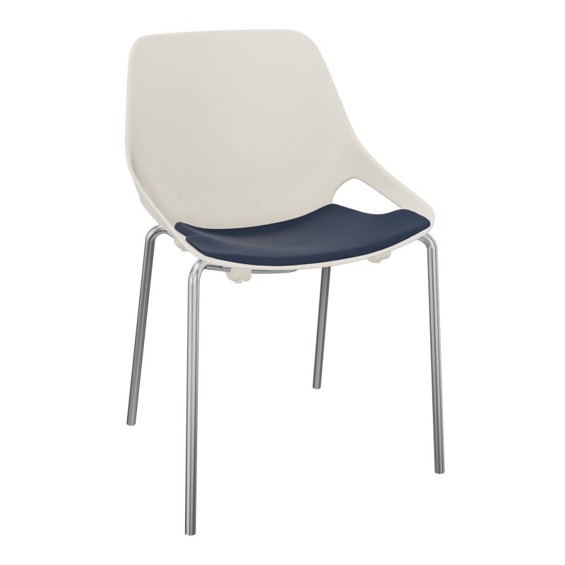 CHAISE 4 PIEDS ROSALIE + PLACET PS - PIED SQ - ASSISE CC