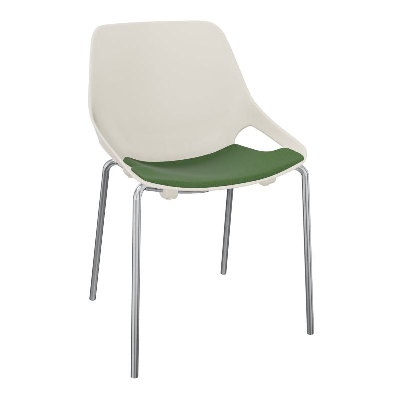 CHAISE 4 PIEDS ROSALIE + PLACET PS - PIED SQ - ASSISE CE