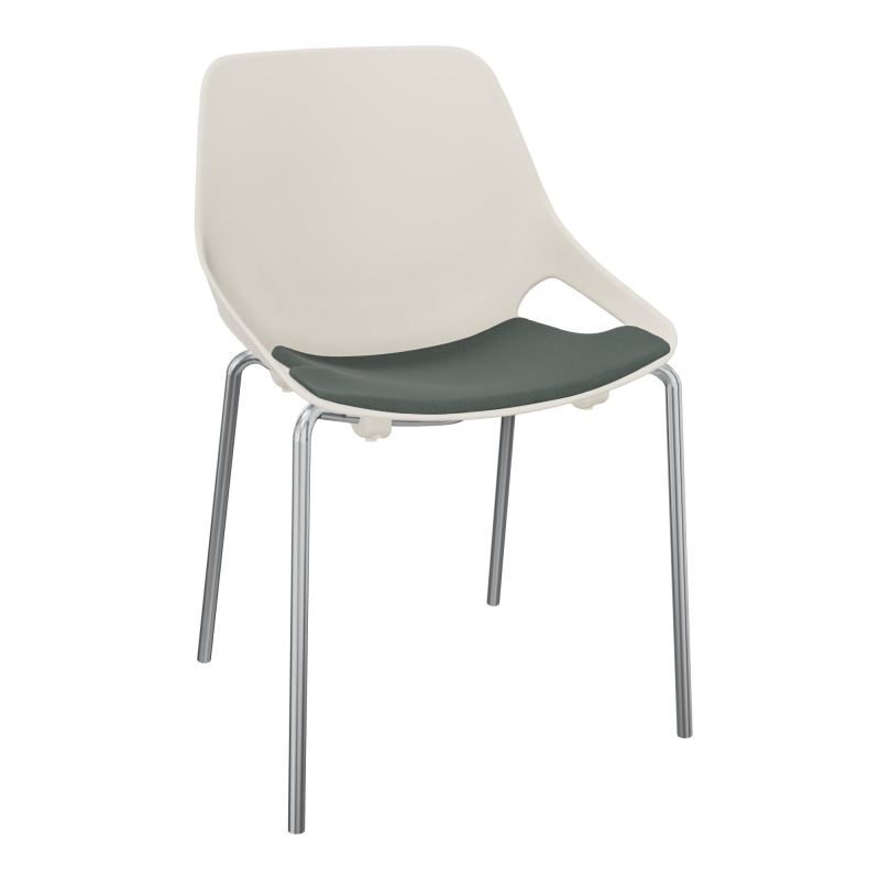 CHAISE 4 PIEDS ROSALIE + PLACET PS - PIED SQ - ASSISE CF