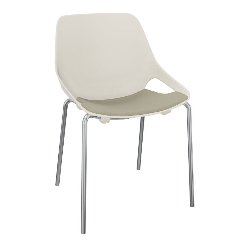 CHAISE 4 PIEDS ROSALIE + PLACET PS - PIED SQ - ASSISE CG