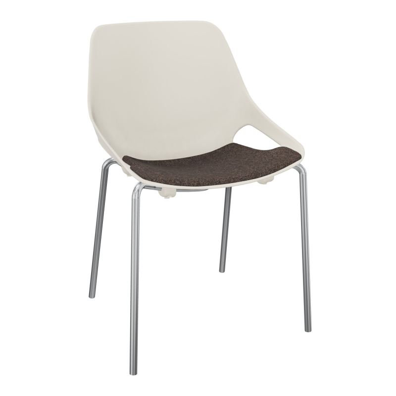 CHAISE 4 PIEDS ROSALIE + PLACET PS - PIED SQ - ASSISE DD