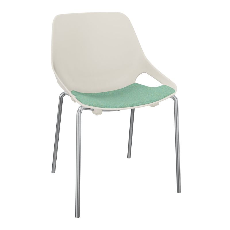 CHAISE 4 PIEDS ROSALIE + PLACET PS - PIED SQ - ASSISE DF