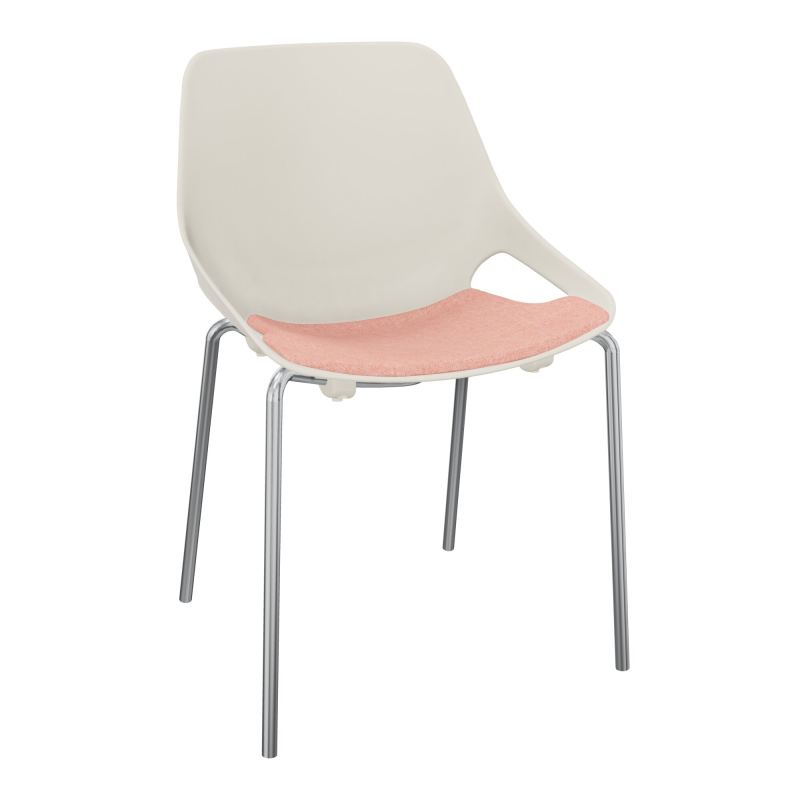 CHAISE 4 PIEDS ROSALIE + PLACET PS - PIED SQ - ASSISE DH