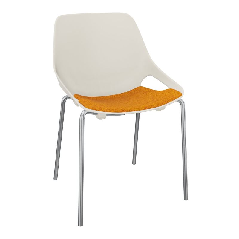 CHAISE 4 PIEDS ROSALIE + PLACET PS - PIED SQ - ASSISE DI