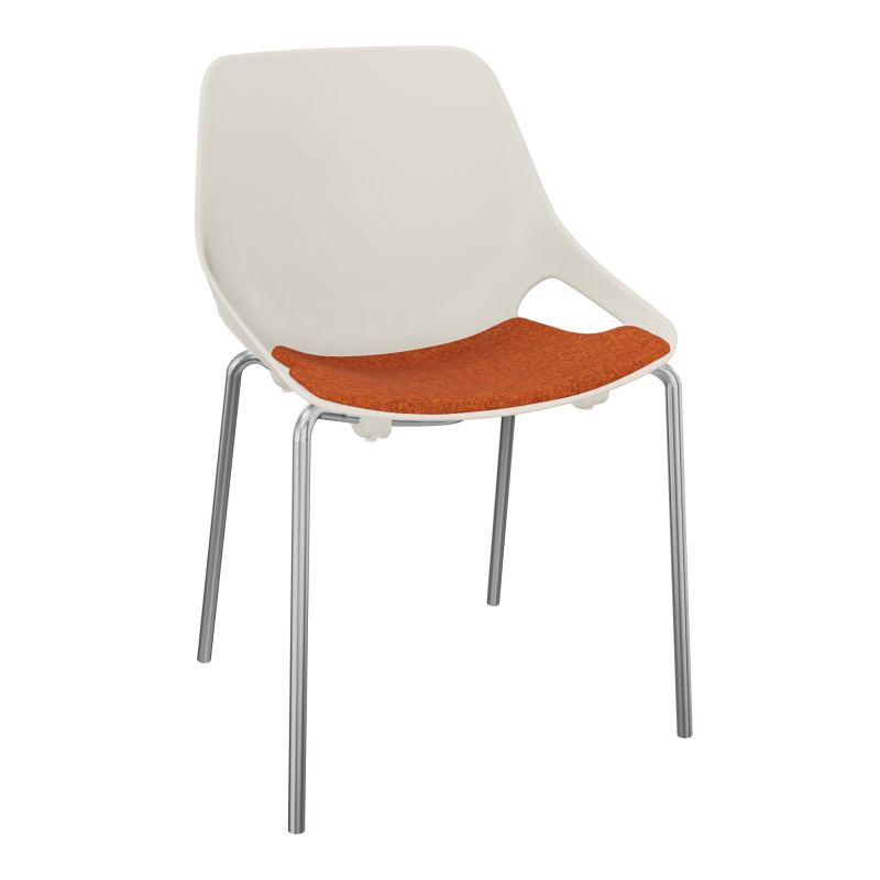 CHAISE 4 PIEDS ROSALIE + PLACET PS - PIED SQ - ASSISE DJ