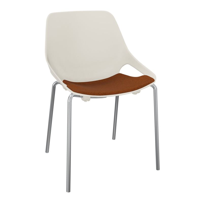 CHAISE 4 PIEDS ROSALIE + PLACET PS - PIED SQ - ASSISE DZ