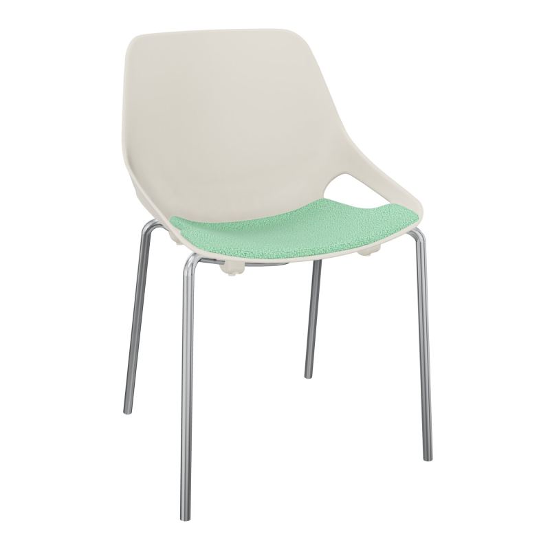 CHAISE 4 PIEDS ROSALIE + PLACET PS - PIED SQ - ASSISE E4