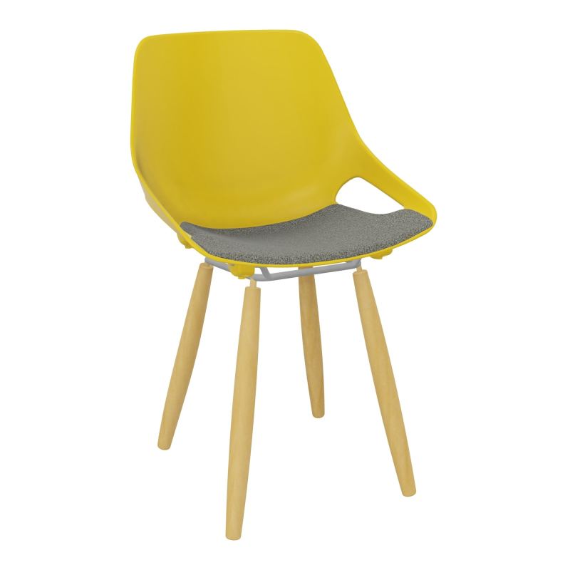 CHAISE 4 PIEDS ROSALIE + PLACET B1 - PIED XL - ASSISE PJ