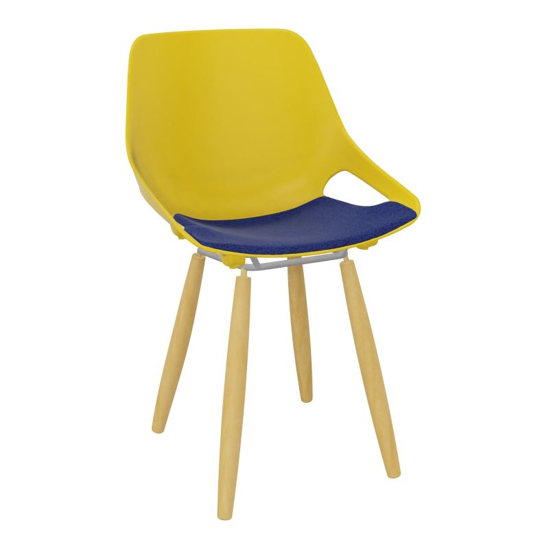CHAISE 4 PIEDS ROSALIE + PLACET B6 - PIED XL - ASSISE PJ