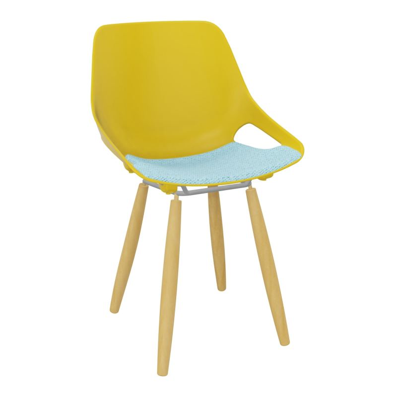CHAISE 4 PIEDS ROSALIE + PLACET PJ - PIED XL - ASSISE BF