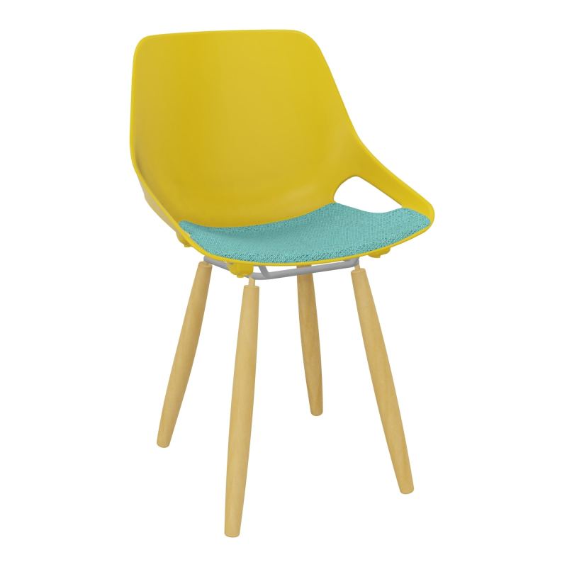 CHAISE 4 PIEDS ROSALIE + PLACET PJ - PIED XL - ASSISE BG