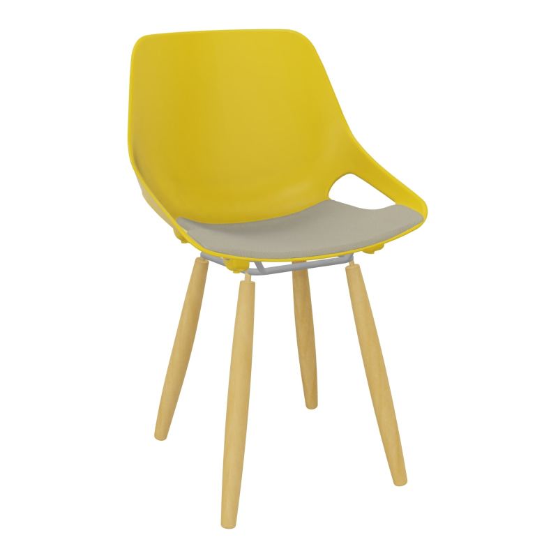 CHAISE 4 PIEDS ROSALIE + PLACET PJ - PIED XL - ASSISE CG
