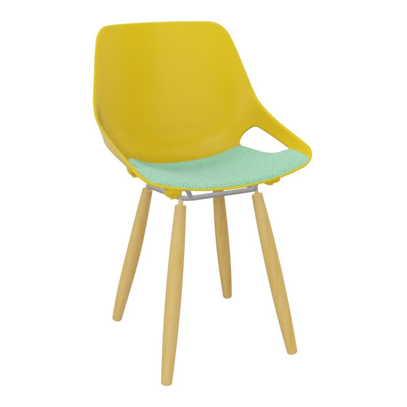 CHAISE 4 PIEDS ROSALIE + PLACET PJ - PIED XL - ASSISE E4