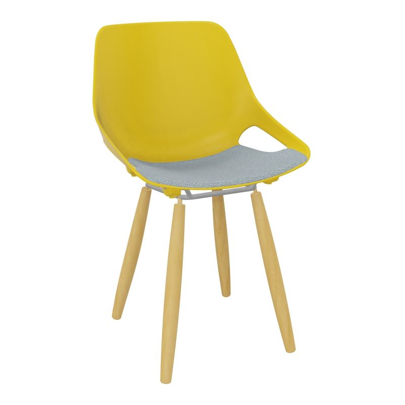 CHAISE 4 PIEDS ROSALIE + PLACET KD - PIED XL - ASSISE PJ