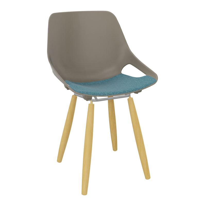 CHAISE 4 PIEDS ROSALIE + PLACET B4 - PIED XL - ASSISE PQ