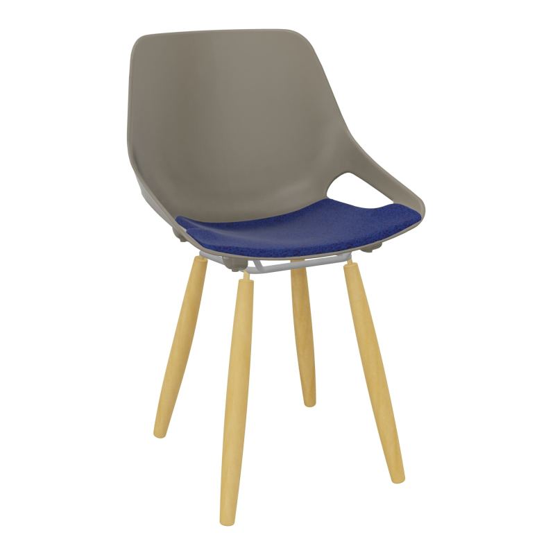 CHAISE 4 PIEDS ROSALIE + PLACET B6 - PIED XL - ASSISE PQ