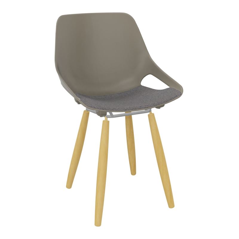 CHAISE 4 PIEDS ROSALIE + PLACET PQ - PIED XL - ASSISE BN
