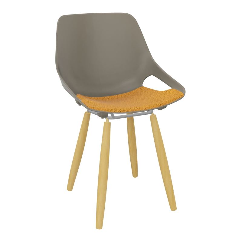 CHAISE 4 PIEDS ROSALIE + PLACET PQ - PIED XL - ASSISE BO