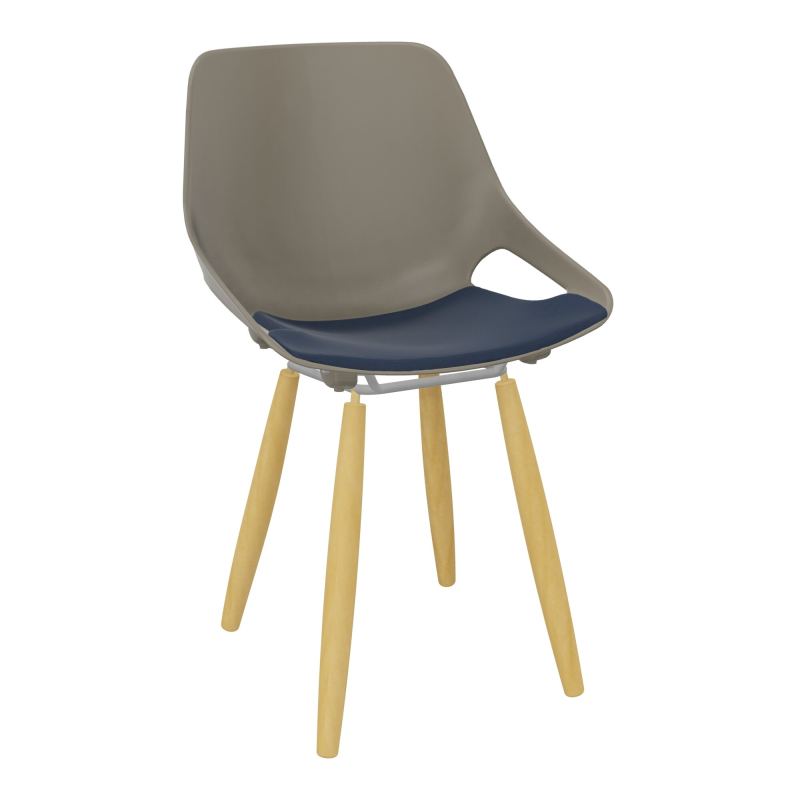 CHAISE 4 PIEDS ROSALIE + PLACET PQ - PIED XL - ASSISE CC
