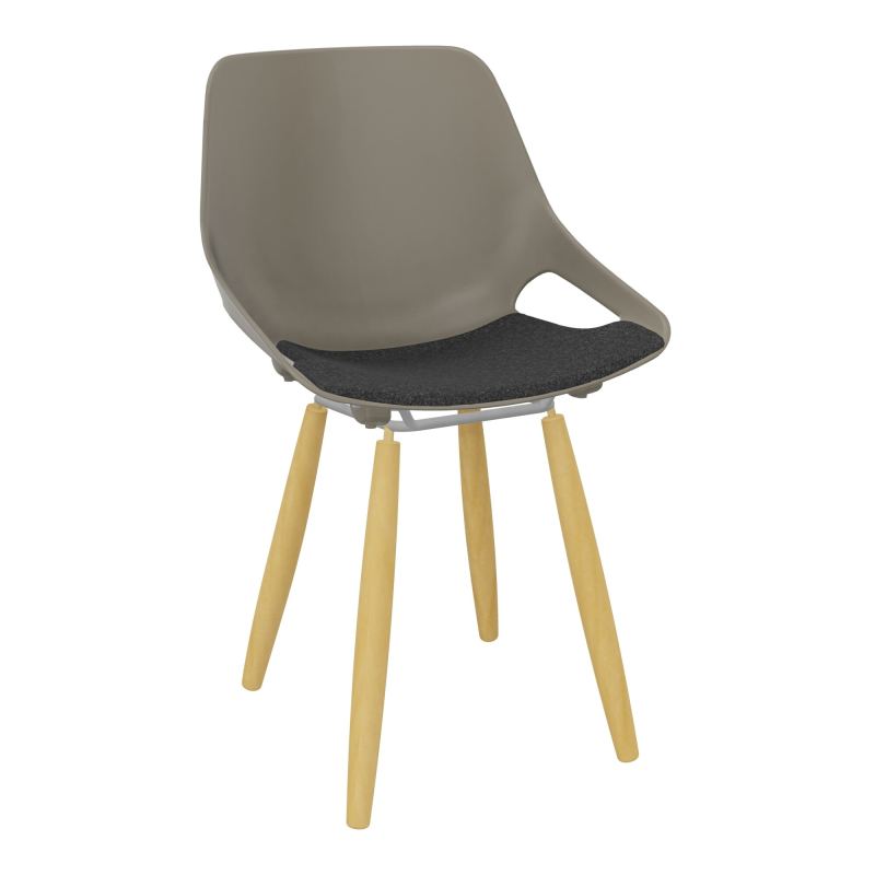 CHAISE 4 PIEDS ROSALIE + PLACET PQ - PIED XL - ASSISE DB