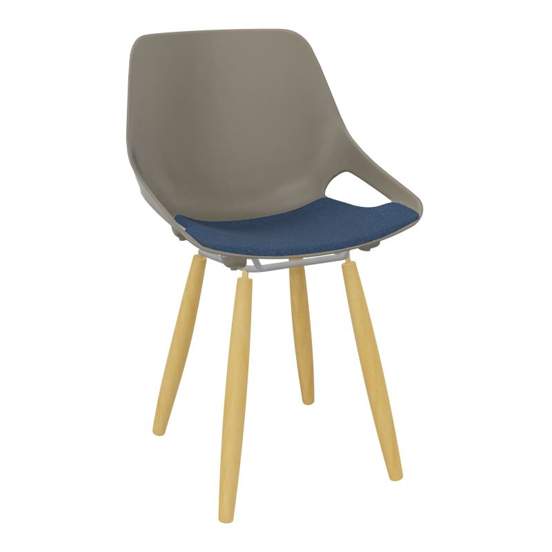 CHAISE 4 PIEDS ROSALIE + PLACET PQ - PIED XL - ASSISE DC