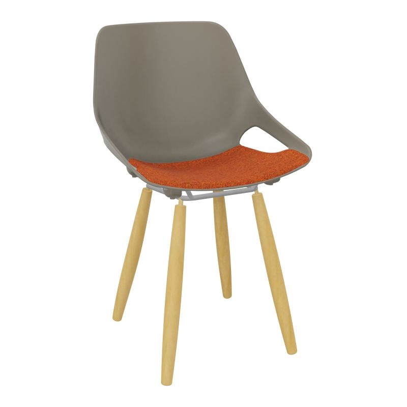 CHAISE 4 PIEDS ROSALIE + PLACET PQ - PIED XL - ASSISE DJ