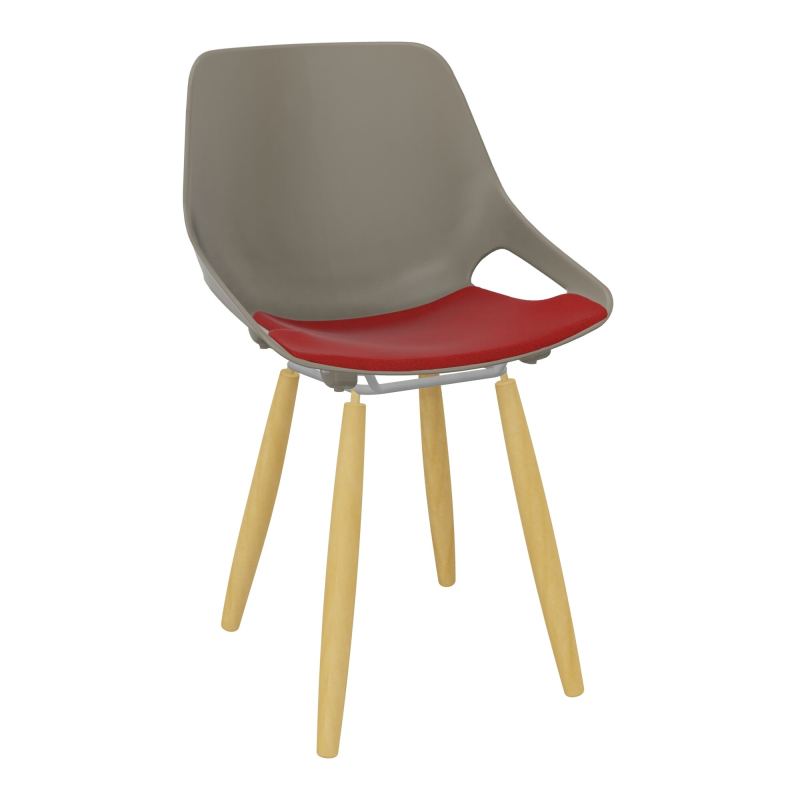 CHAISE 4 PIEDS ROSALIE + PLACET PQ - PIED XL - ASSISE E6