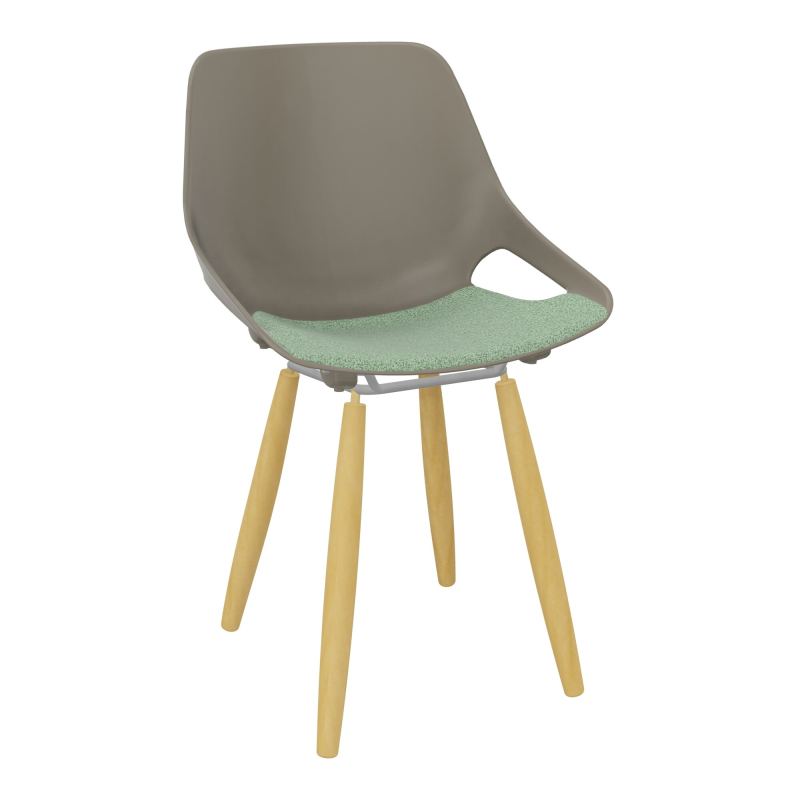 CHAISE 4 PIEDS ROSALIE + PLACET PQ - PIED XL - ASSISE E7