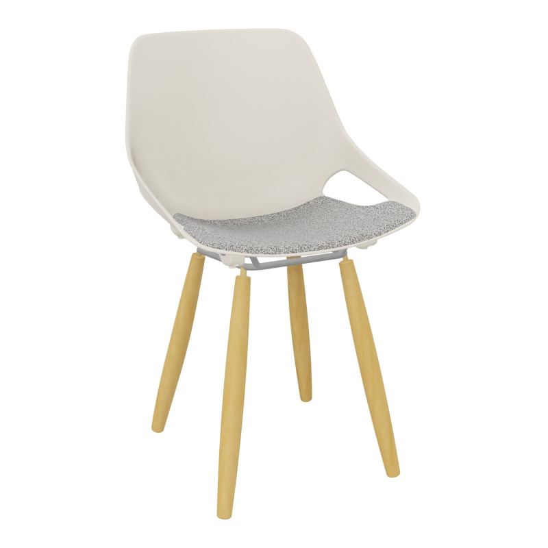 CHAISE 4 PIEDS ROSALIE + PLACET B5 - PIED XL - ASSISE PS