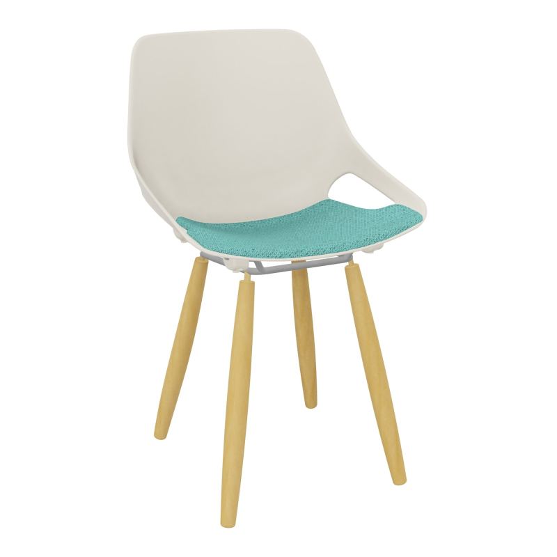 CHAISE 4 PIEDS ROSALIE + PLACET PS - PIED XL - ASSISE BG