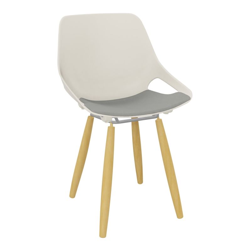 CHAISE 4 PIEDS ROSALIE + PLACET PS - PIED XL - ASSISE CA