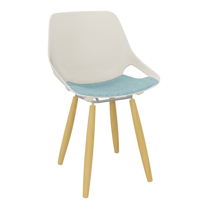 CHAISE 4 PIEDS ROSALIE + PLACET PS - PIED XL - ASSISE CJ