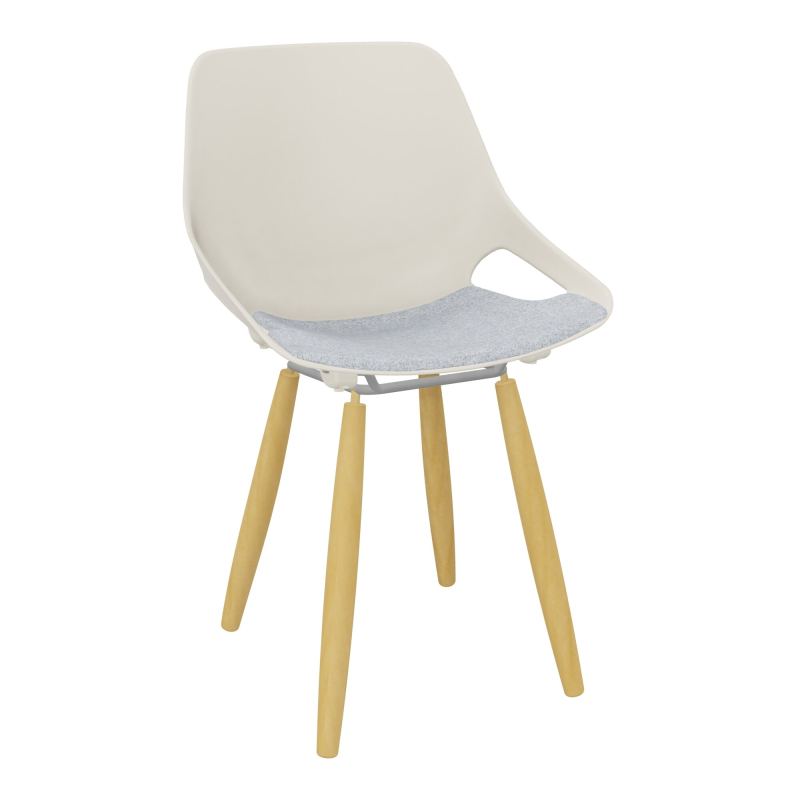 CHAISE 4 PIEDS ROSALIE + PLACET PS - PIED XL - ASSISE DA