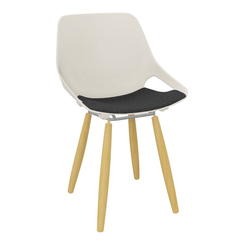 CHAISE 4 PIEDS ROSALIE + PLACET PS - PIED XL - ASSISE DB