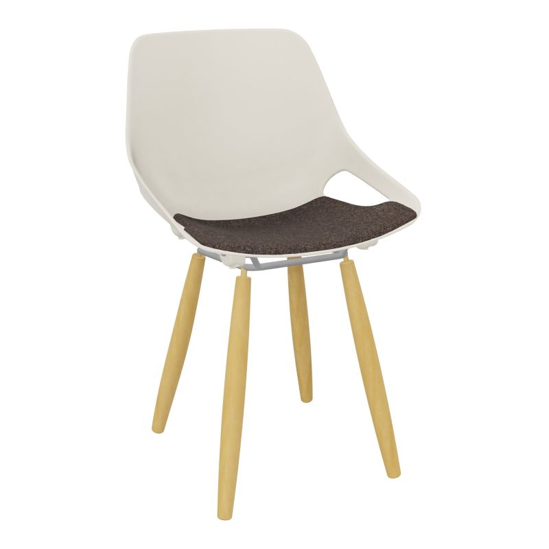 CHAISE 4 PIEDS ROSALIE + PLACET PS - PIED XL - ASSISE DD