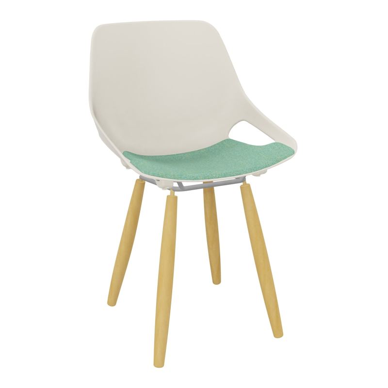 CHAISE 4 PIEDS ROSALIE + PLACET PS - PIED XL - ASSISE DF