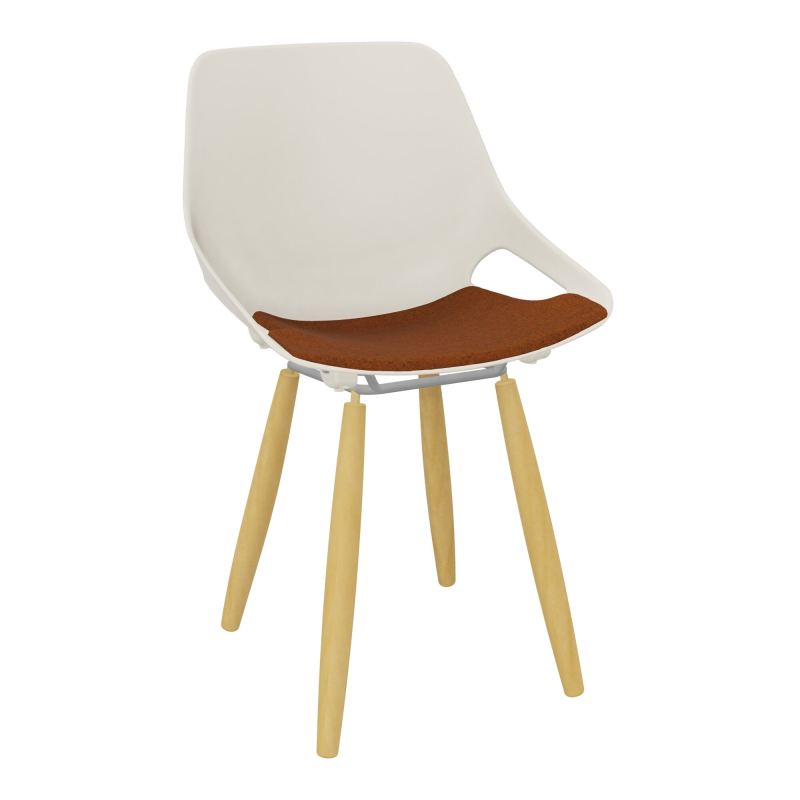 CHAISE 4 PIEDS ROSALIE + PLACET PS - PIED XL - ASSISE DZ