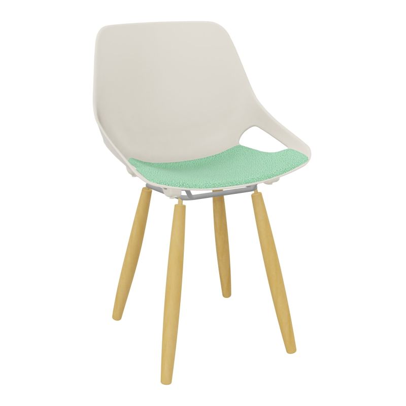 CHAISE 4 PIEDS ROSALIE + PLACET PS - PIED XL - ASSISE E4