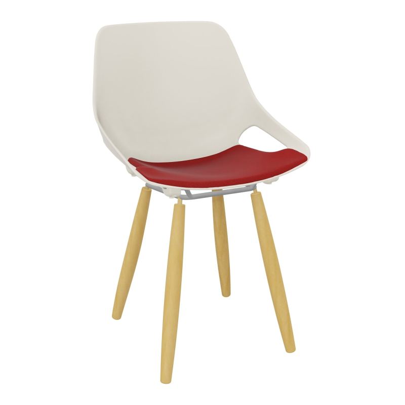 CHAISE 4 PIEDS ROSALIE + PLACET PS - PIED XL - ASSISE E6