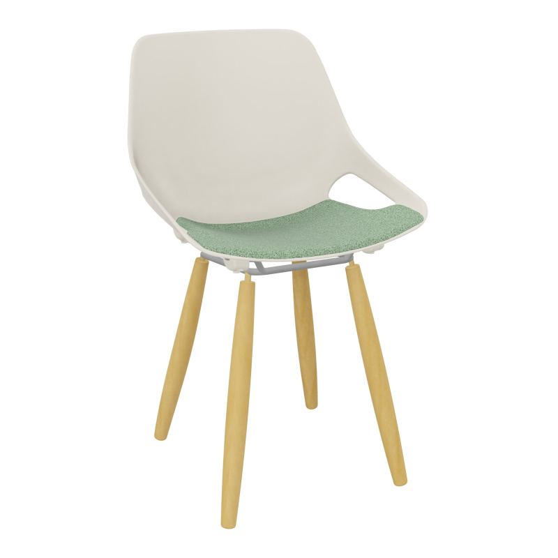 CHAISE 4 PIEDS ROSALIE + PLACET PS - PIED XL - ASSISE E7
